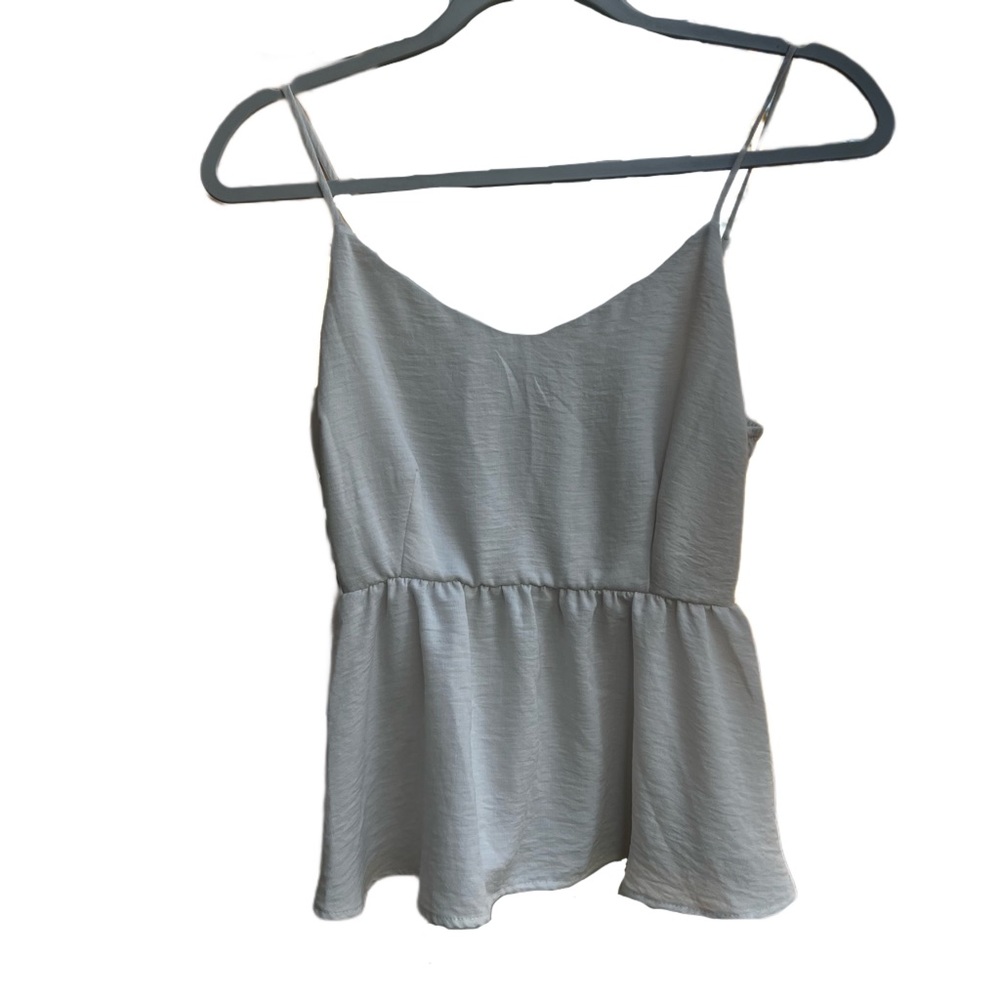 Monteau - Spaghetti Strap Ruffle Tank Top